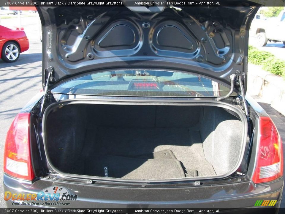 2007 Chrysler 300 Brilliant Black / Dark Slate Gray/Light Graystone Photo #9