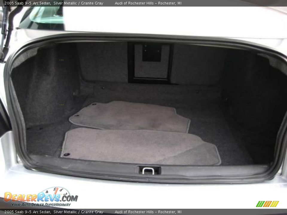 2005 Saab 9-5 Arc Sedan Silver Metallic / Granite Gray Photo #15