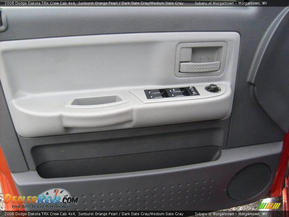 2008 Dodge Dakota TRX Crew Cab 4x4 Sunburst Orange Pearl / Dark Slate Gray/Medium Slate Gray Photo #12