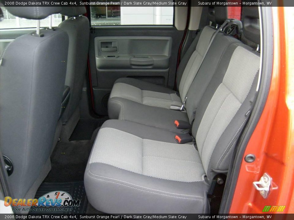 2008 Dodge Dakota TRX Crew Cab 4x4 Sunburst Orange Pearl / Dark Slate Gray/Medium Slate Gray Photo #14