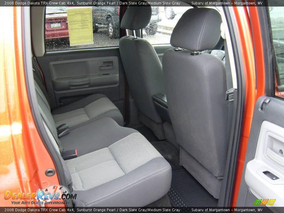 2008 Dodge Dakota TRX Crew Cab 4x4 Sunburst Orange Pearl / Dark Slate Gray/Medium Slate Gray Photo #16