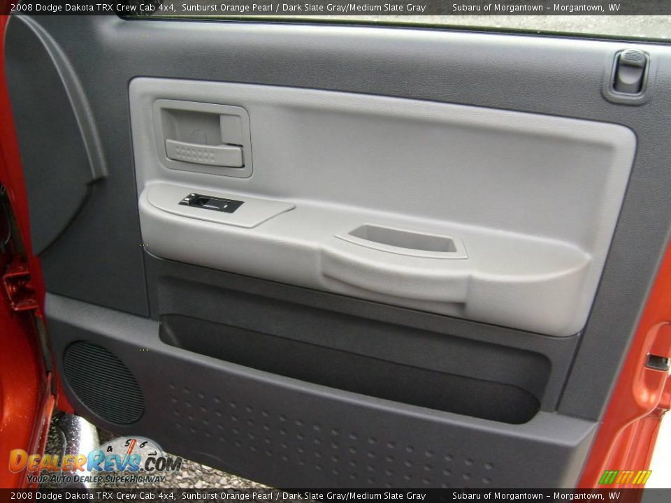2008 Dodge Dakota TRX Crew Cab 4x4 Sunburst Orange Pearl / Dark Slate Gray/Medium Slate Gray Photo #18