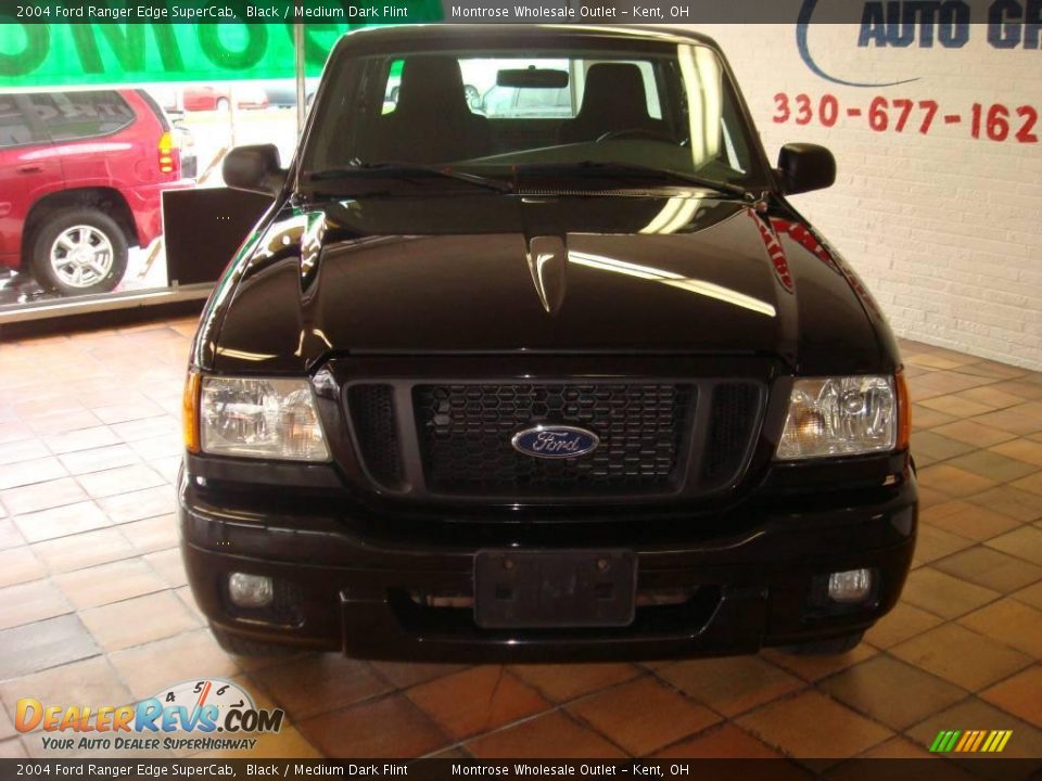 2004 Ford Ranger Edge SuperCab Black / Medium Dark Flint Photo #2