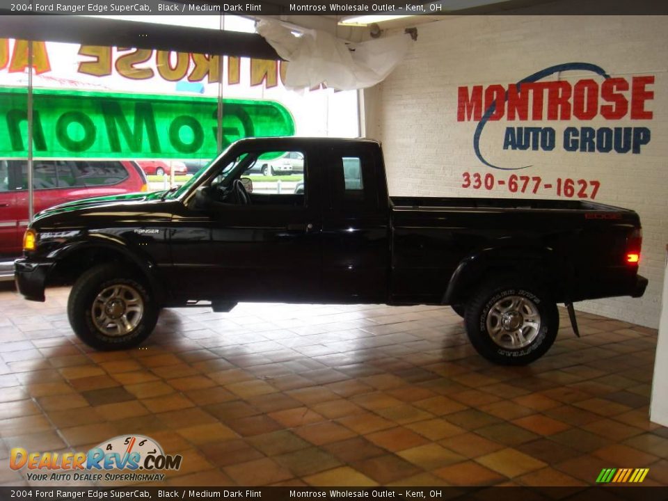 2004 Ford Ranger Edge SuperCab Black / Medium Dark Flint Photo #5