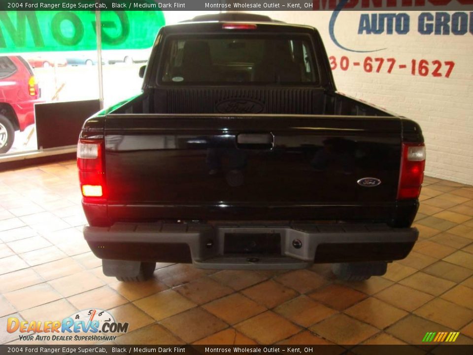 2004 Ford Ranger Edge SuperCab Black / Medium Dark Flint Photo #6
