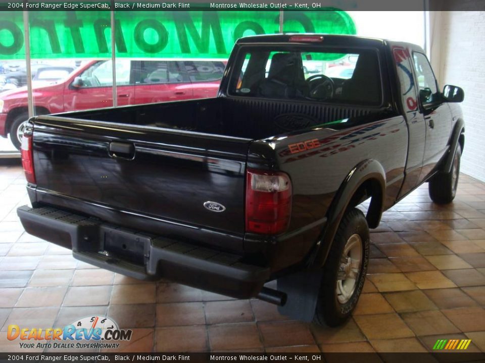 2004 Ford Ranger Edge SuperCab Black / Medium Dark Flint Photo #10