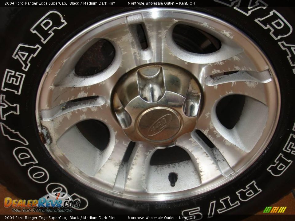2004 Ford Ranger Edge SuperCab Black / Medium Dark Flint Photo #13