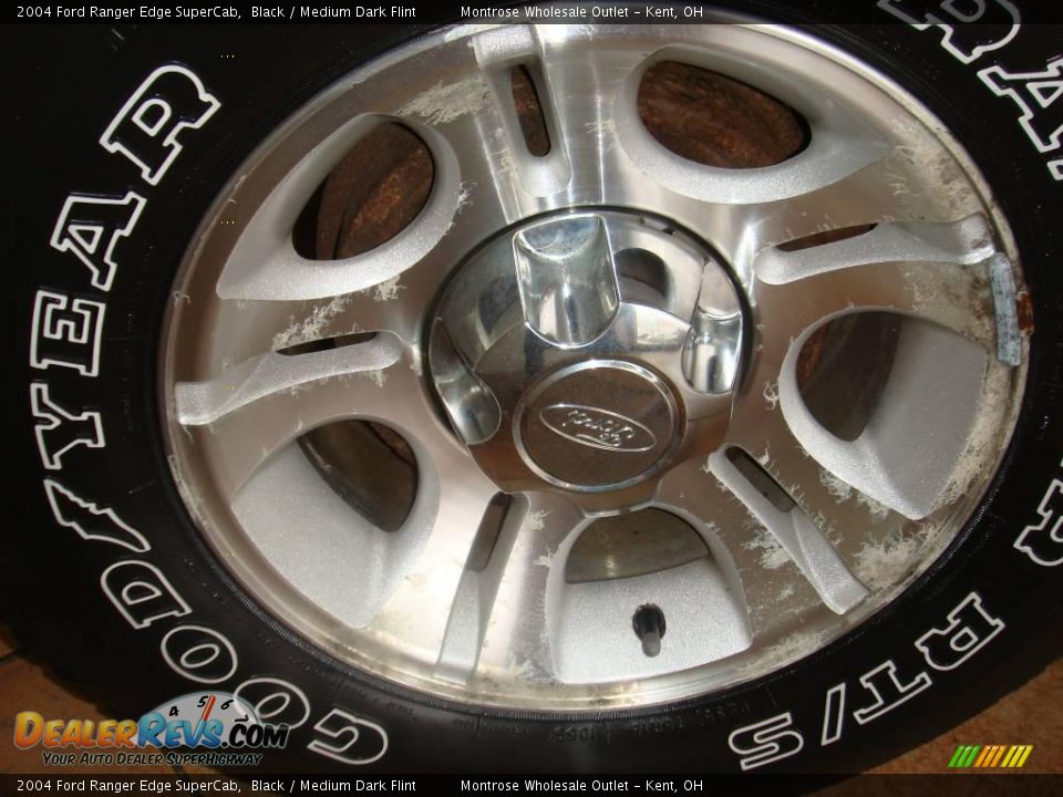2004 Ford Ranger Edge SuperCab Black / Medium Dark Flint Photo #14
