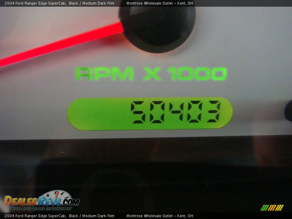 2004 Ford Ranger Edge SuperCab Black / Medium Dark Flint Photo #15