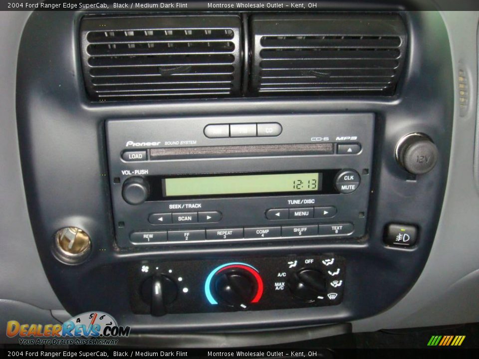 2004 Ford Ranger Edge SuperCab Black / Medium Dark Flint Photo #16