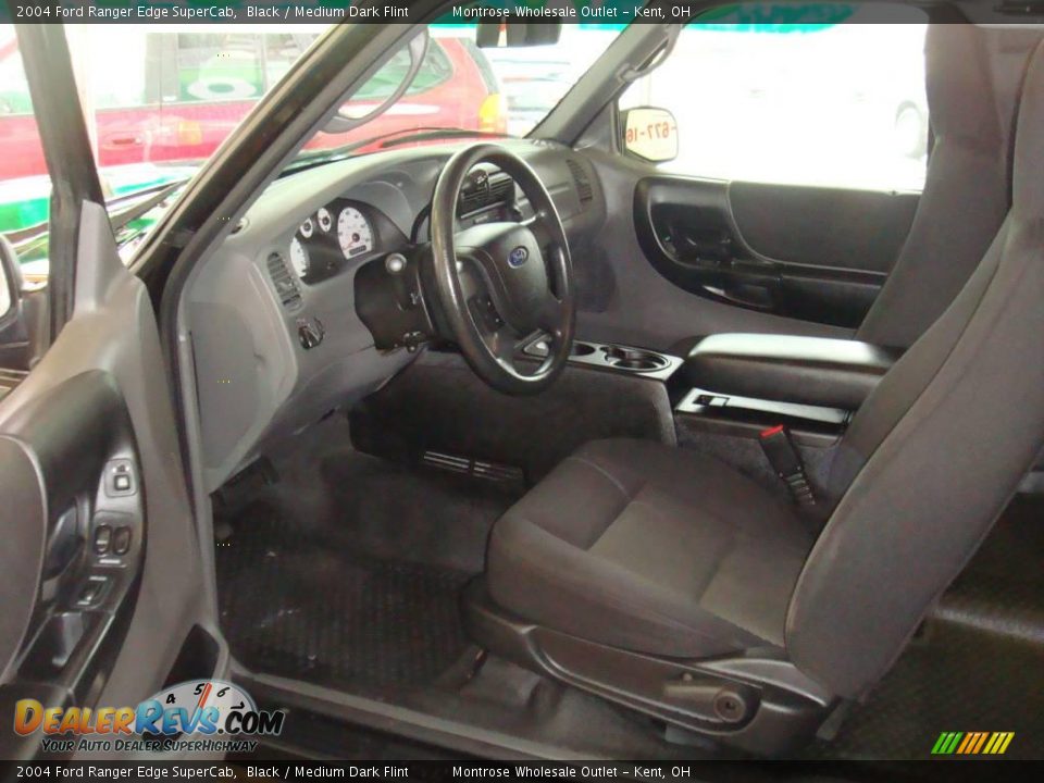2004 Ford Ranger Edge SuperCab Black / Medium Dark Flint Photo #19