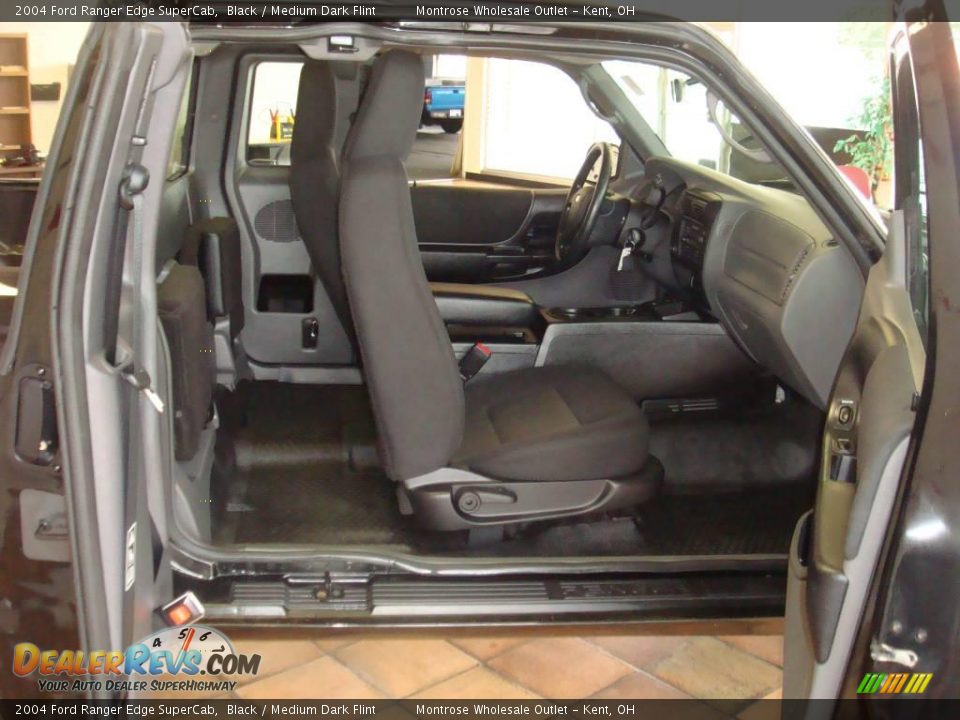 2004 Ford Ranger Edge SuperCab Black / Medium Dark Flint Photo #21