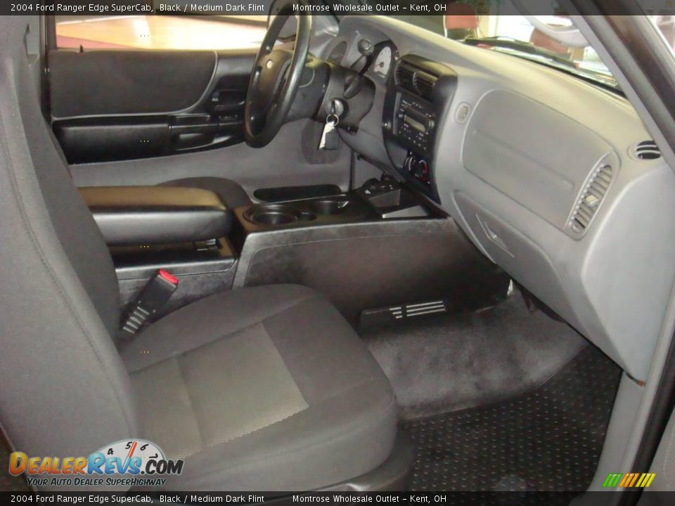 2004 Ford Ranger Edge SuperCab Black / Medium Dark Flint Photo #22