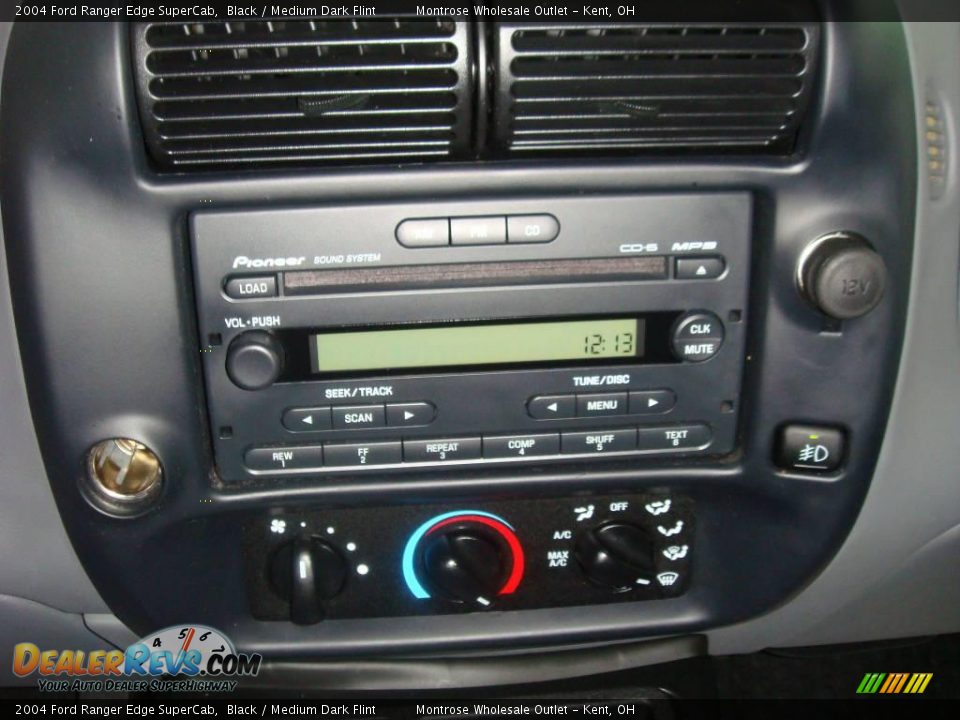 2004 Ford Ranger Edge SuperCab Black / Medium Dark Flint Photo #24