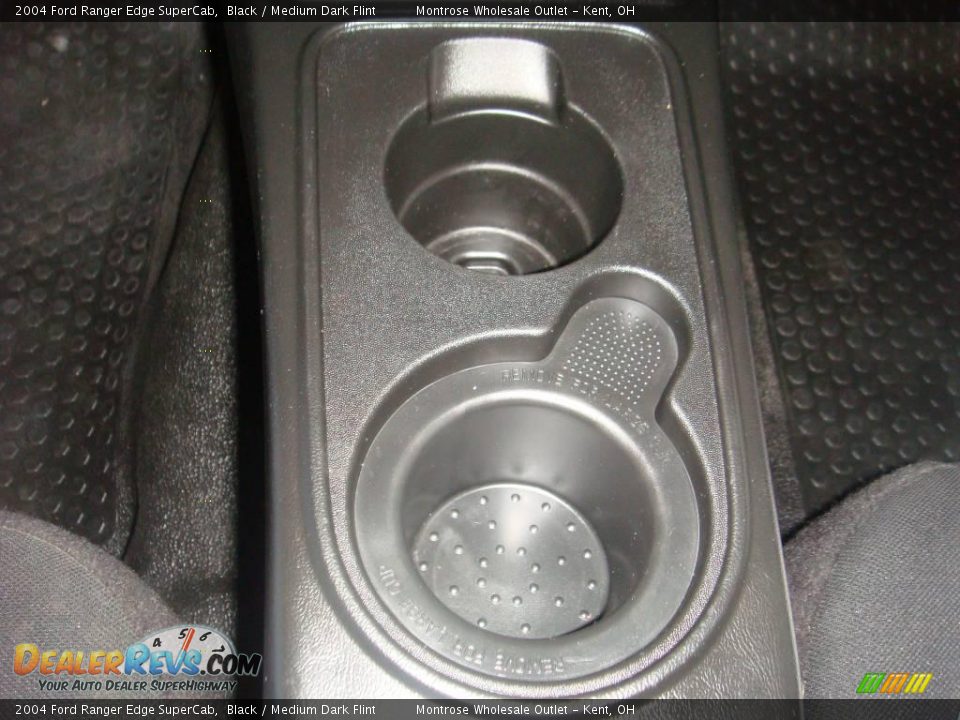 2004 Ford Ranger Edge SuperCab Black / Medium Dark Flint Photo #27