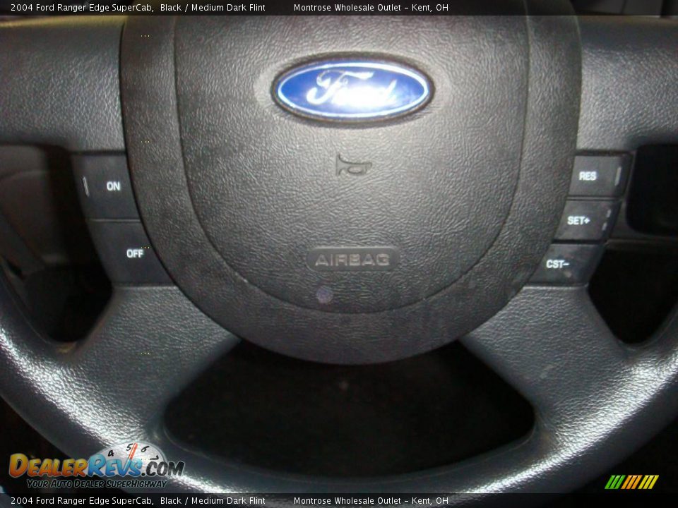 2004 Ford Ranger Edge SuperCab Black / Medium Dark Flint Photo #28