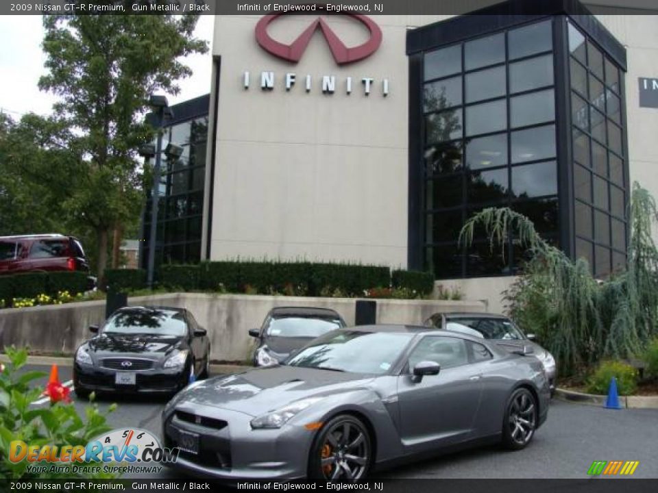 2009 Nissan GT-R Premium Gun Metallic / Black Photo #1