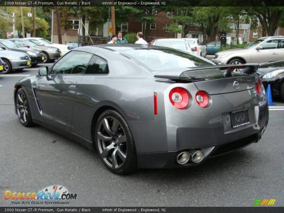 2009 Nissan GT-R Premium Gun Metallic / Black Photo #7