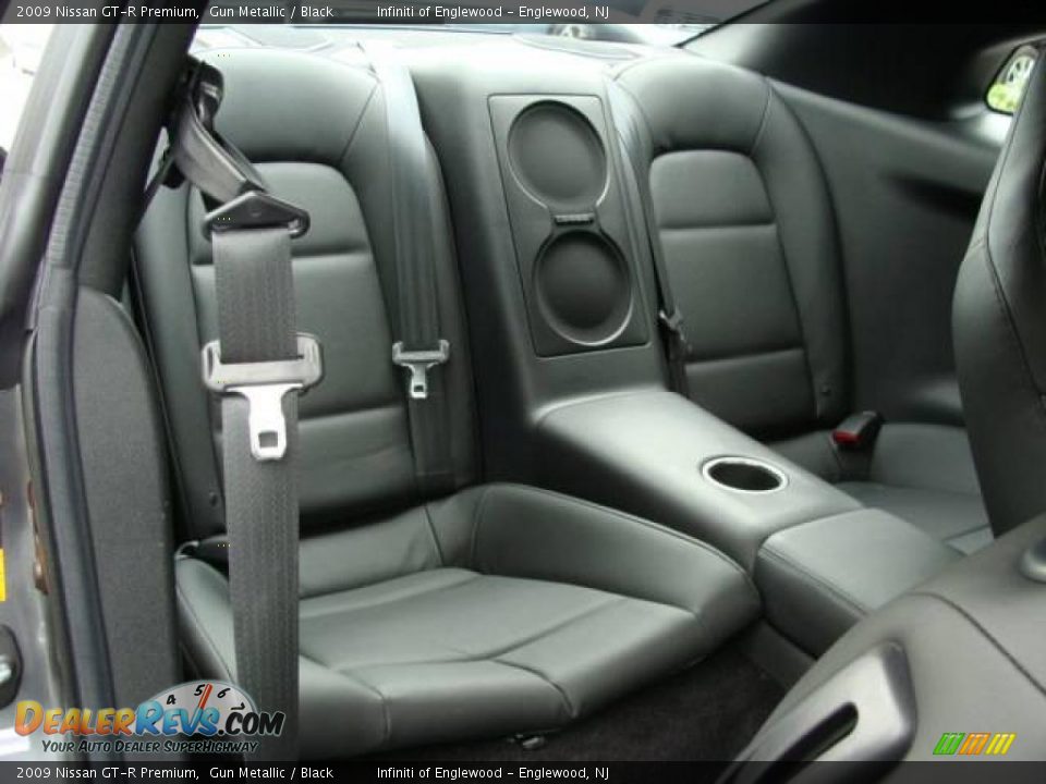2009 Nissan GT-R Premium Gun Metallic / Black Photo #21