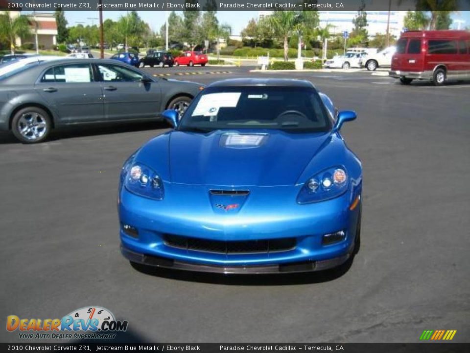 2010 Chevrolet Corvette ZR1 Jetstream Blue Metallic / Ebony Black Photo #2