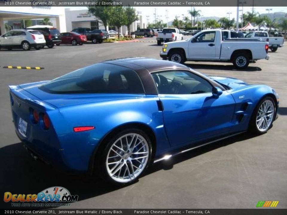 2010 Chevrolet Corvette ZR1 Jetstream Blue Metallic / Ebony Black Photo #5