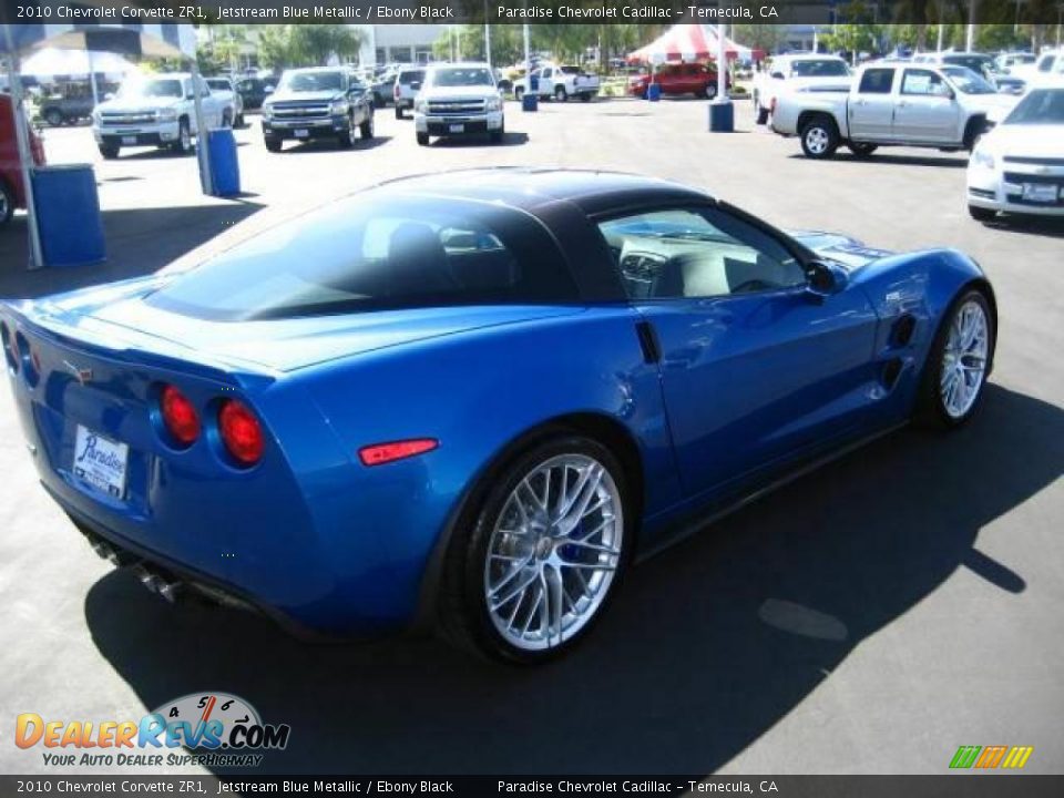 2010 Chevrolet Corvette ZR1 Jetstream Blue Metallic / Ebony Black Photo #7