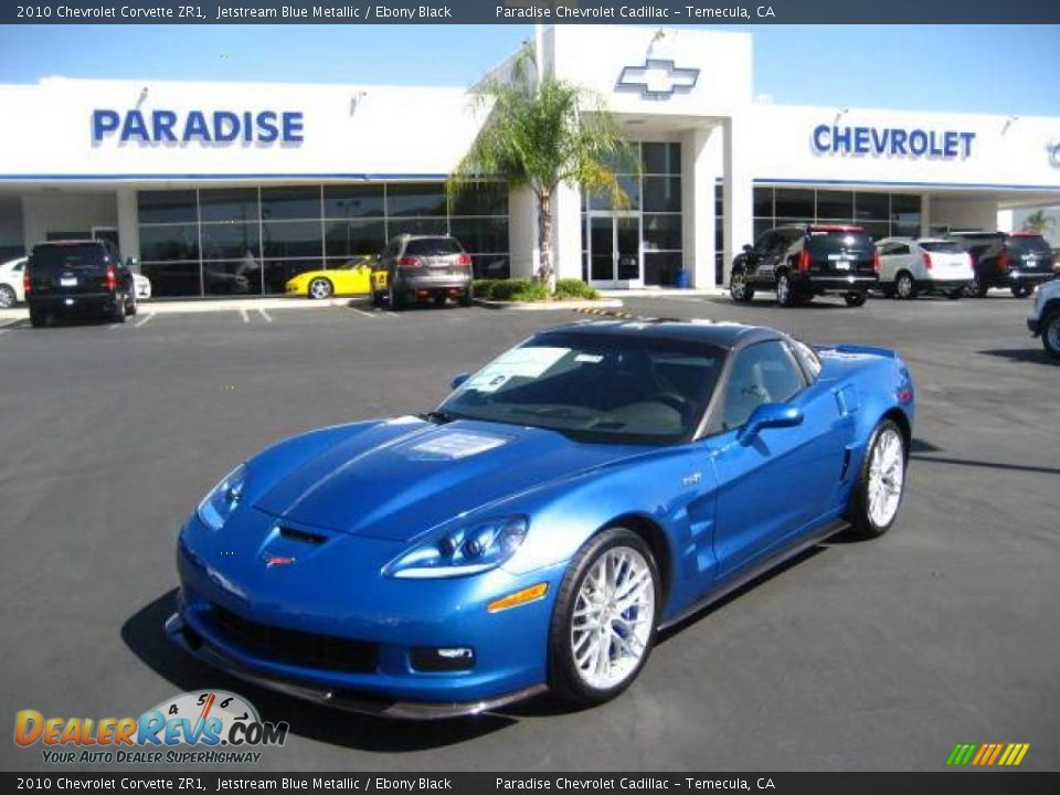 2010 Chevrolet Corvette ZR1 Jetstream Blue Metallic / Ebony Black Photo #8