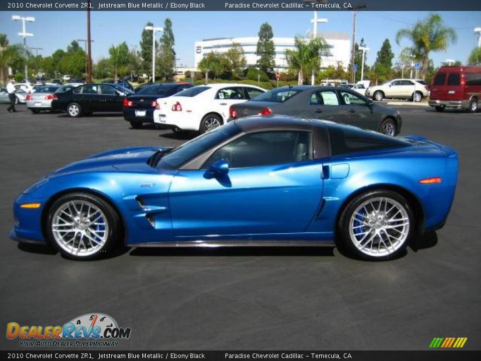 2010 Chevrolet Corvette ZR1 Jetstream Blue Metallic / Ebony Black Photo #9