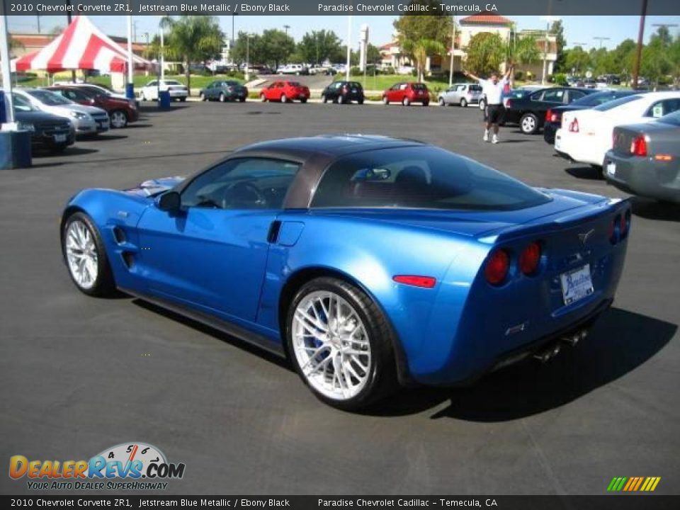 2010 Chevrolet Corvette ZR1 Jetstream Blue Metallic / Ebony Black Photo #10
