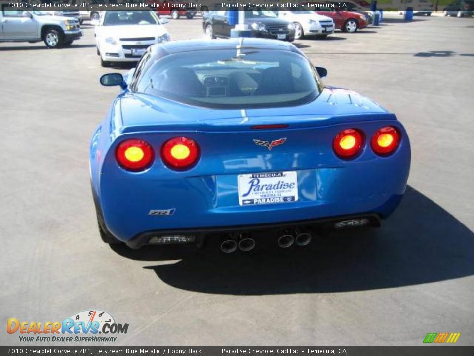 2010 Chevrolet Corvette ZR1 Jetstream Blue Metallic / Ebony Black Photo #11