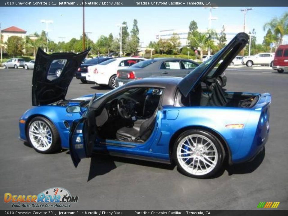 2010 Chevrolet Corvette ZR1 Jetstream Blue Metallic / Ebony Black Photo #12