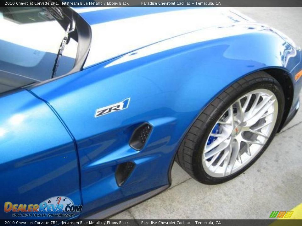 2010 Chevrolet Corvette ZR1 Jetstream Blue Metallic / Ebony Black Photo #13