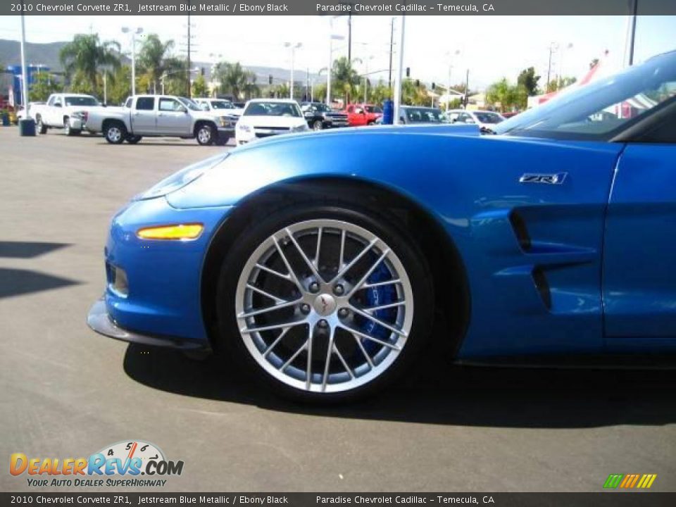 2010 Chevrolet Corvette ZR1 Jetstream Blue Metallic / Ebony Black Photo #14