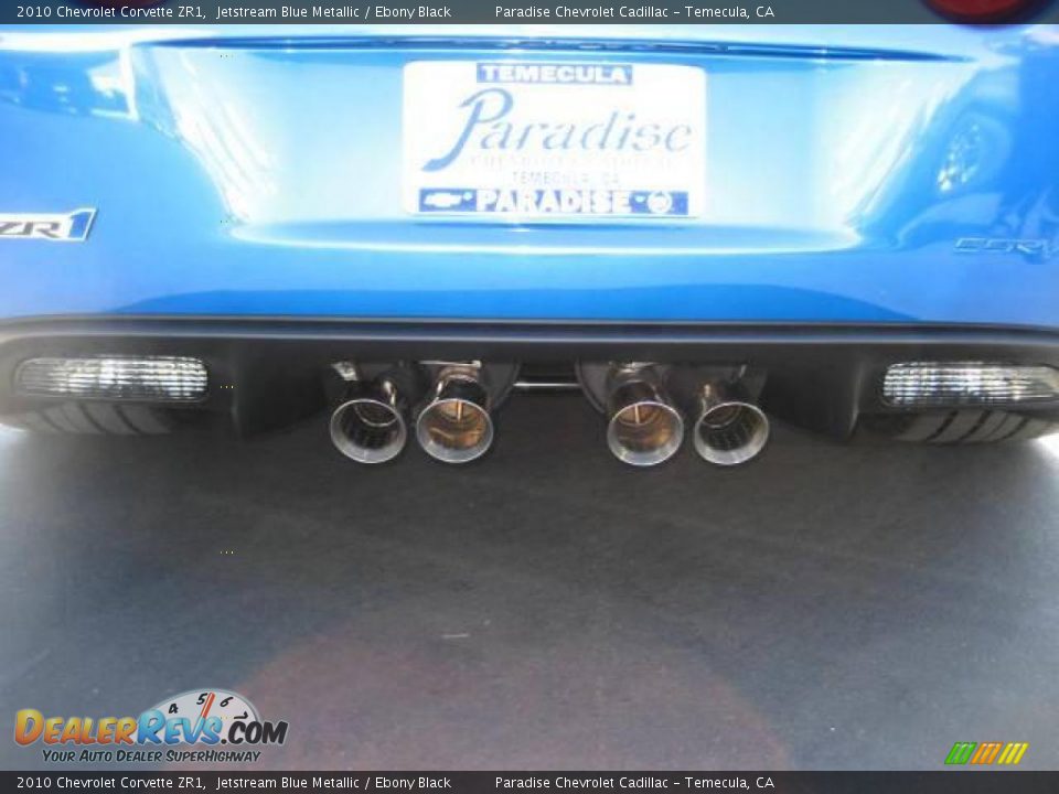2010 Chevrolet Corvette ZR1 Jetstream Blue Metallic / Ebony Black Photo #15