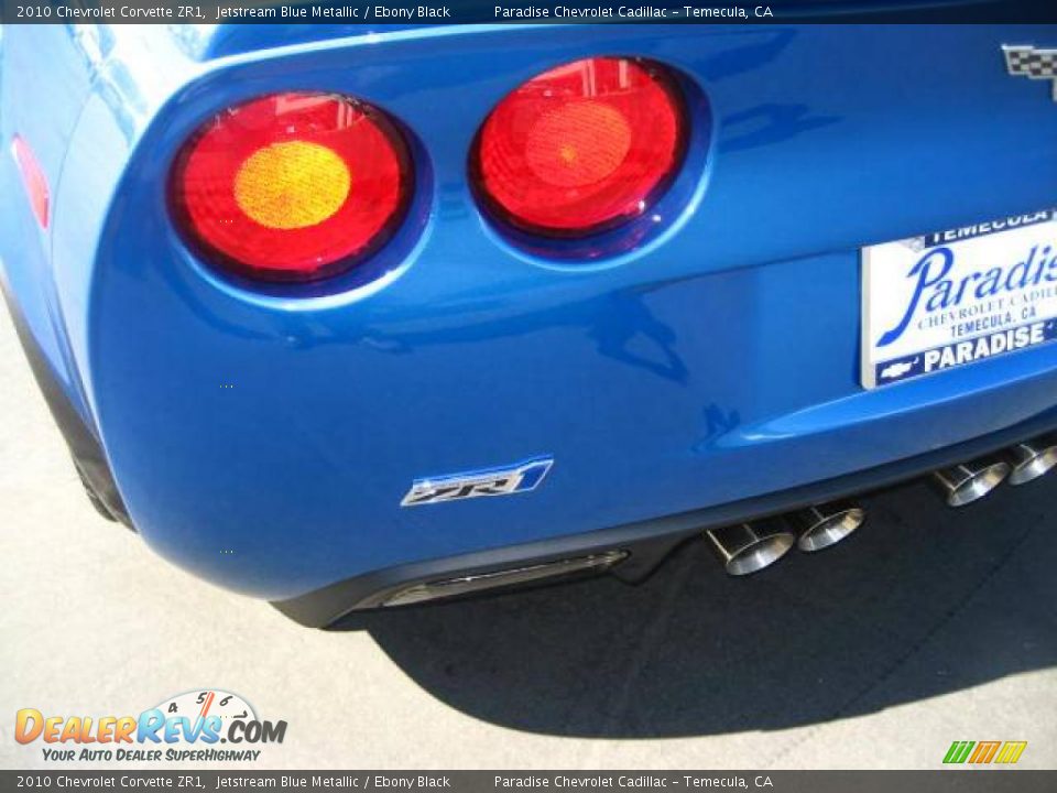 2010 Chevrolet Corvette ZR1 Jetstream Blue Metallic / Ebony Black Photo #16