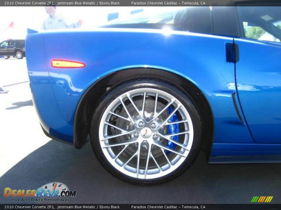 2010 Chevrolet Corvette ZR1 Jetstream Blue Metallic / Ebony Black Photo #17