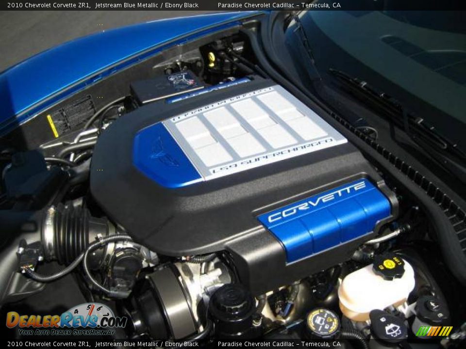2010 Chevrolet Corvette ZR1 Jetstream Blue Metallic / Ebony Black Photo #20