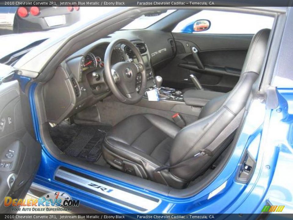 2010 Chevrolet Corvette ZR1 Jetstream Blue Metallic / Ebony Black Photo #21