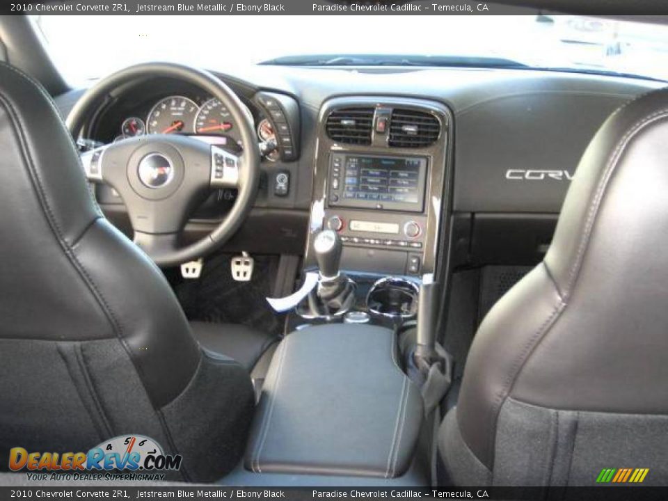 2010 Chevrolet Corvette ZR1 Jetstream Blue Metallic / Ebony Black Photo #22