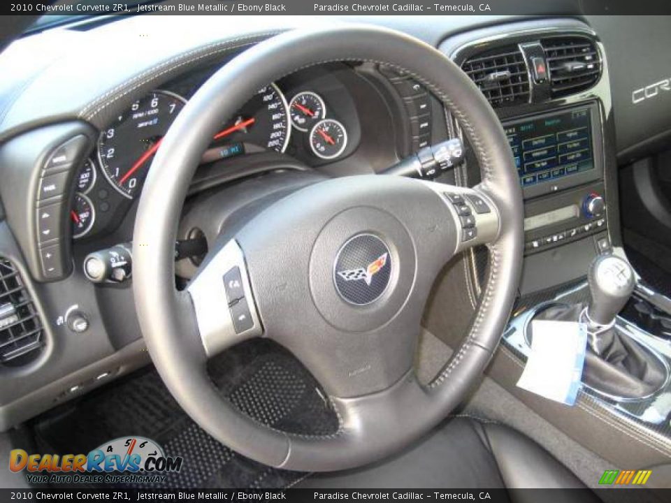2010 Chevrolet Corvette ZR1 Jetstream Blue Metallic / Ebony Black Photo #23
