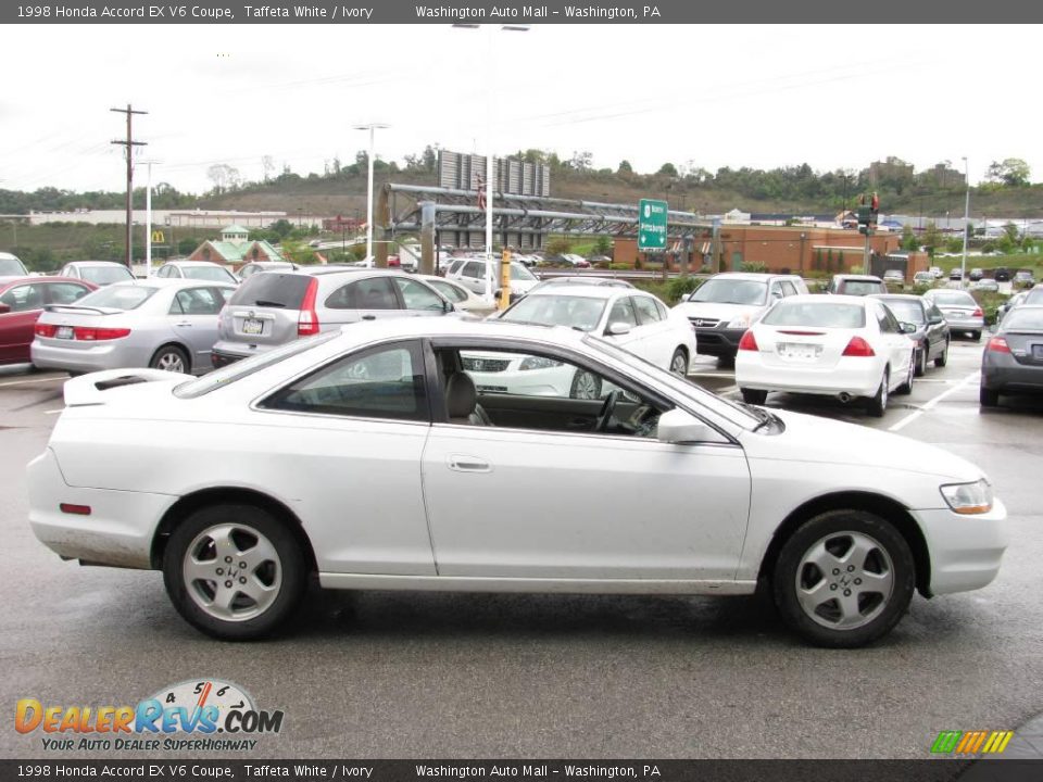 1998 White honda accord coupe #3