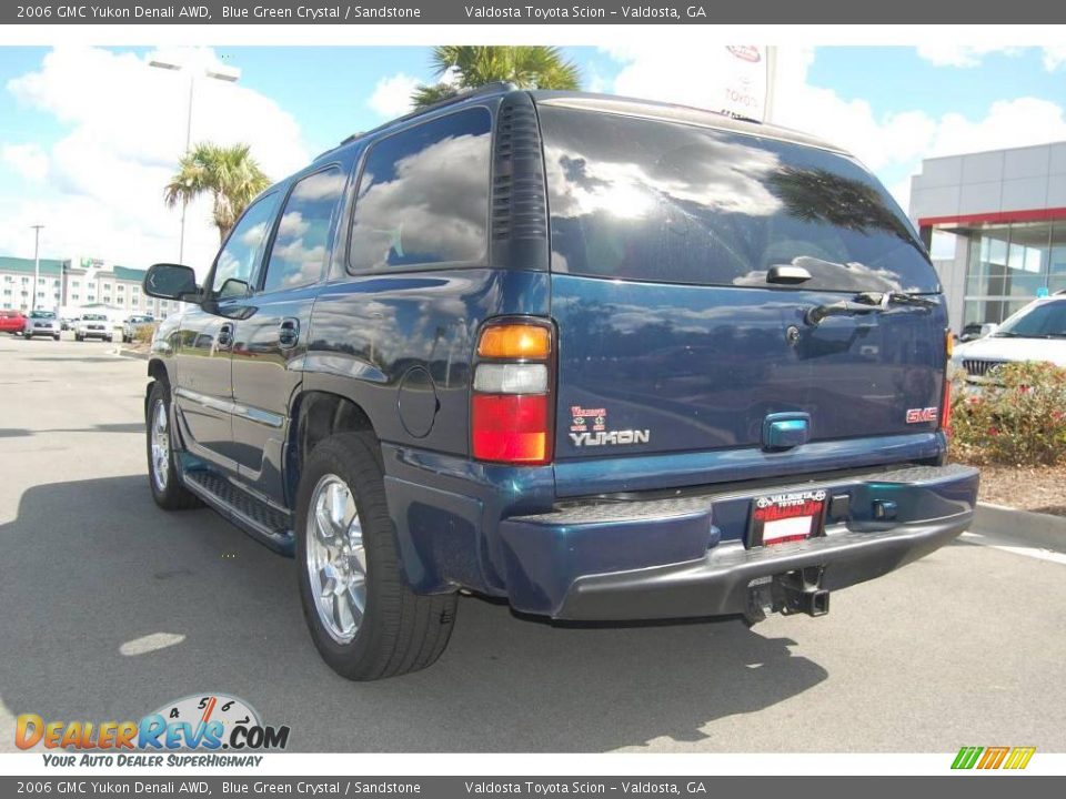 2006 GMC Yukon Denali AWD Blue Green Crystal / Sandstone Photo #5