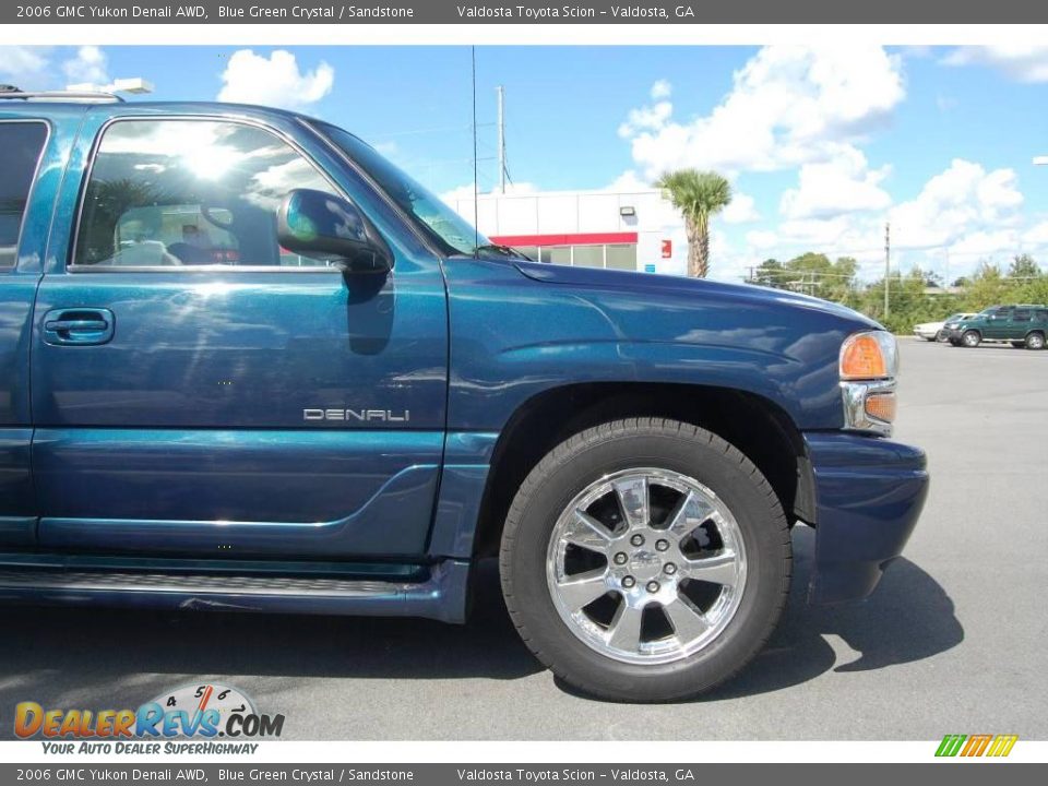 2006 GMC Yukon Denali AWD Blue Green Crystal / Sandstone Photo #7