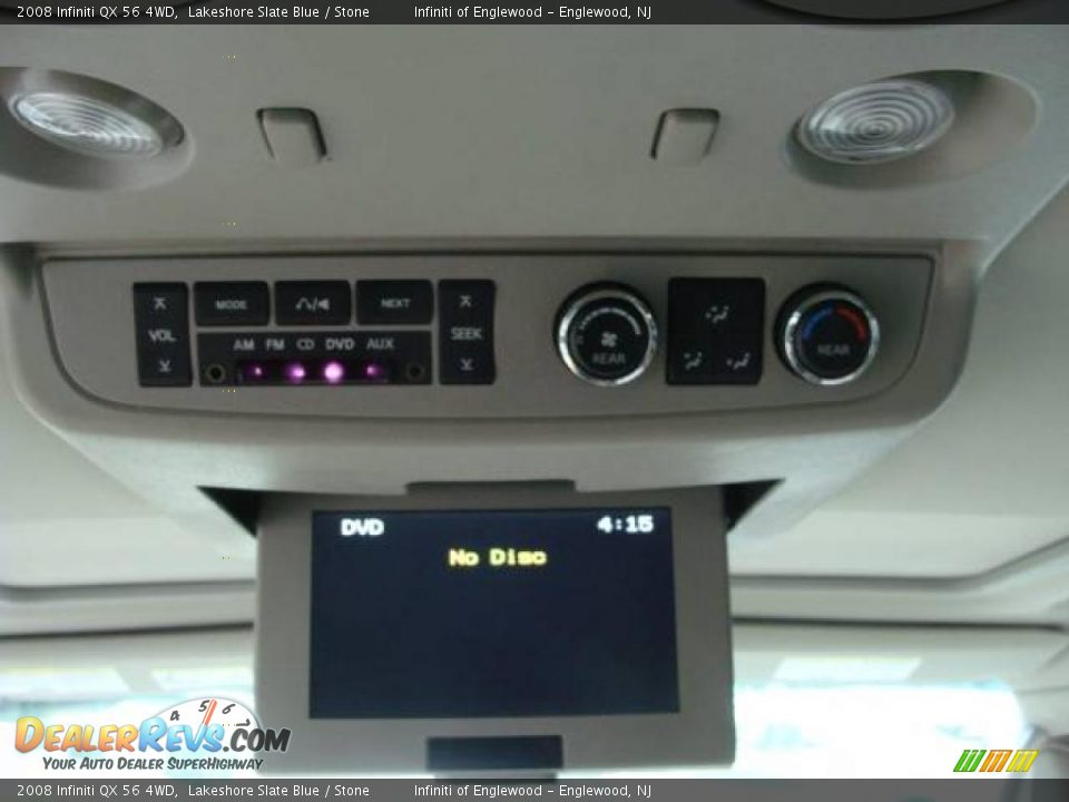 2008 Infiniti QX 56 4WD Lakeshore Slate Blue / Stone Photo #27