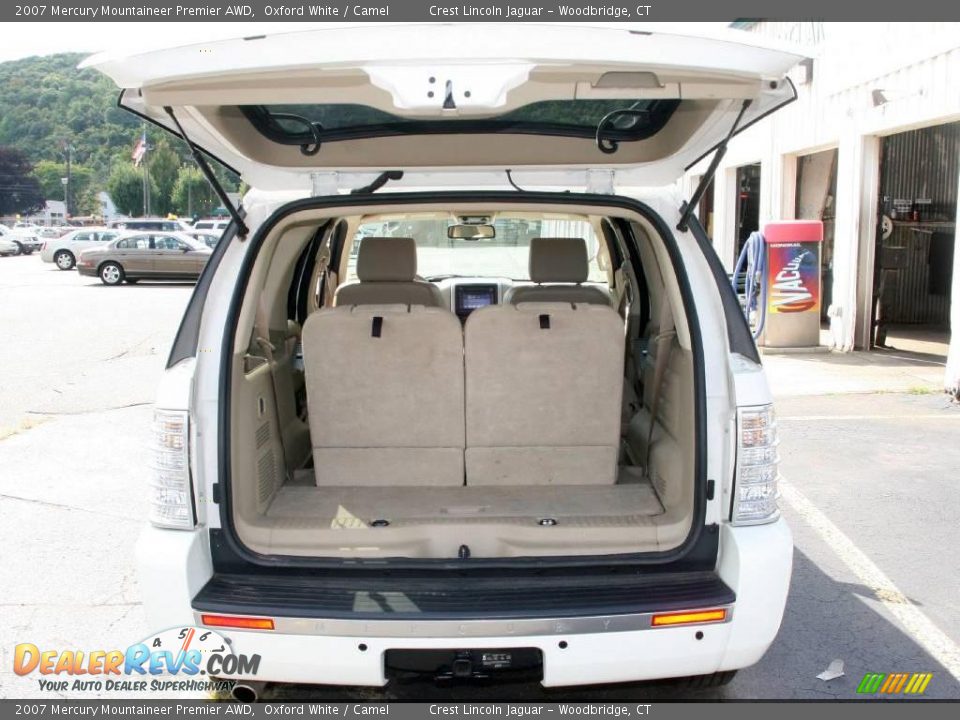 2007 Mercury Mountaineer Premier AWD Oxford White / Camel Photo #7