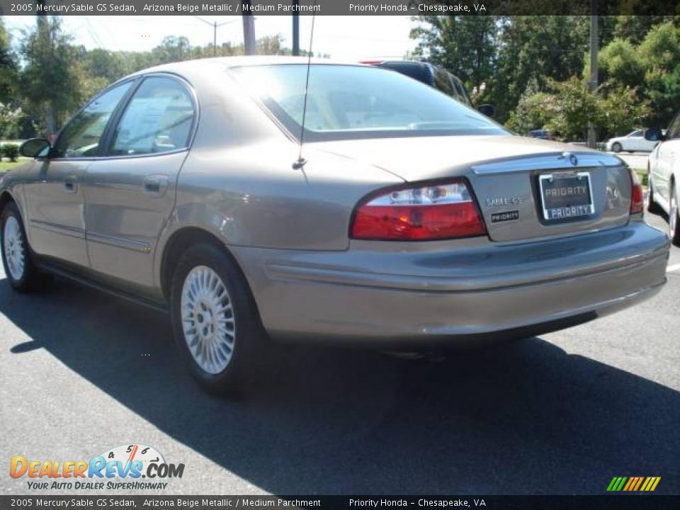 2005 Mercury Sable GS Sedan Arizona Beige Metallic / Medium Parchment Photo #3