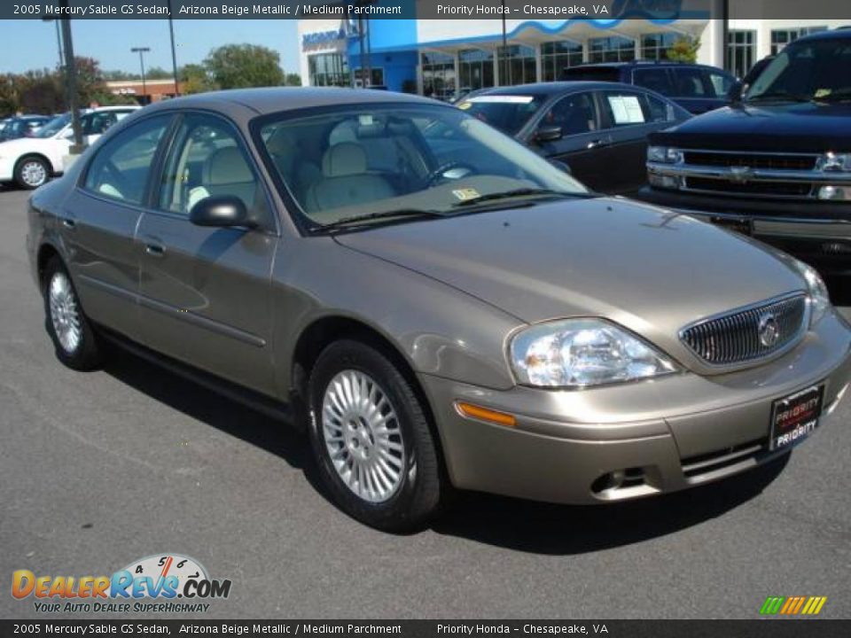 2005 Mercury Sable GS Sedan Arizona Beige Metallic / Medium Parchment Photo #7