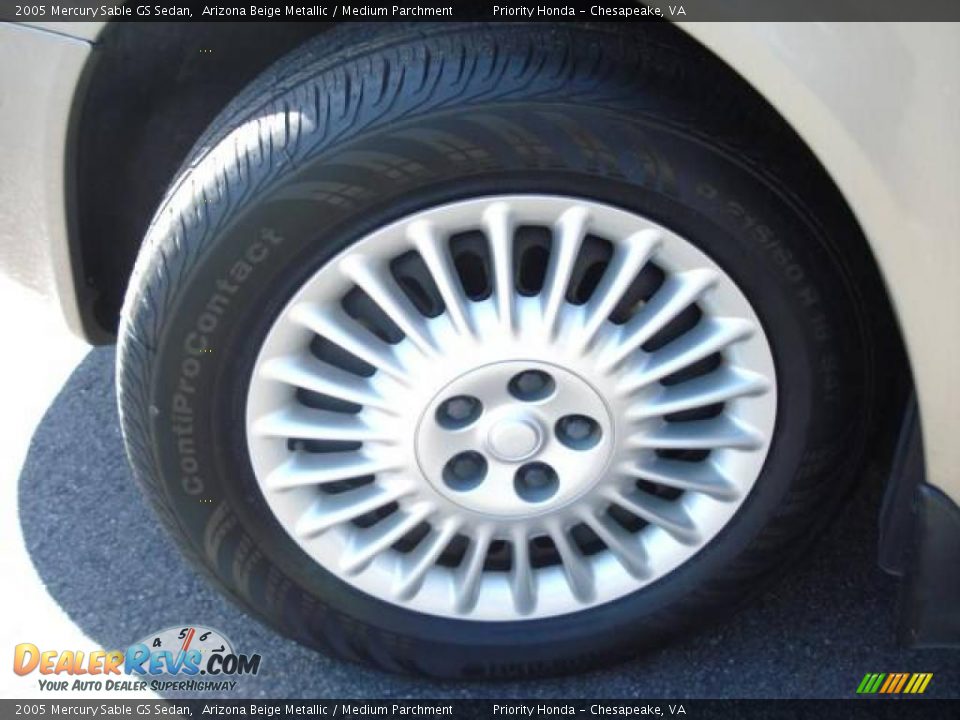 2005 Mercury Sable GS Sedan Arizona Beige Metallic / Medium Parchment Photo #23