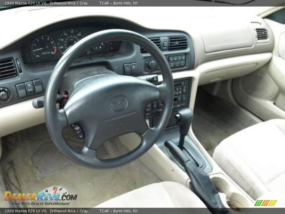 1999 Mazda 626 LX V6 Driftwood Mica / Gray Photo #9