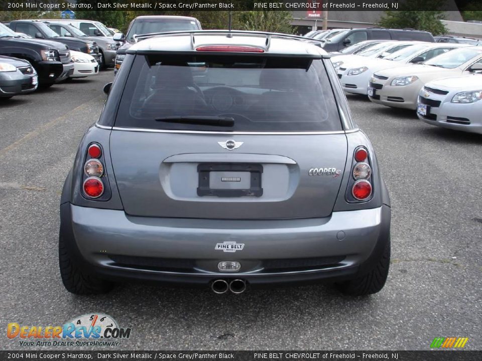 2004 Mini Cooper S Hardtop Dark Silver Metallic / Space Grey/Panther Black Photo #5